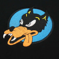Jerry Garcia Zip-Up Hoodie Wolf on Black - Section 119