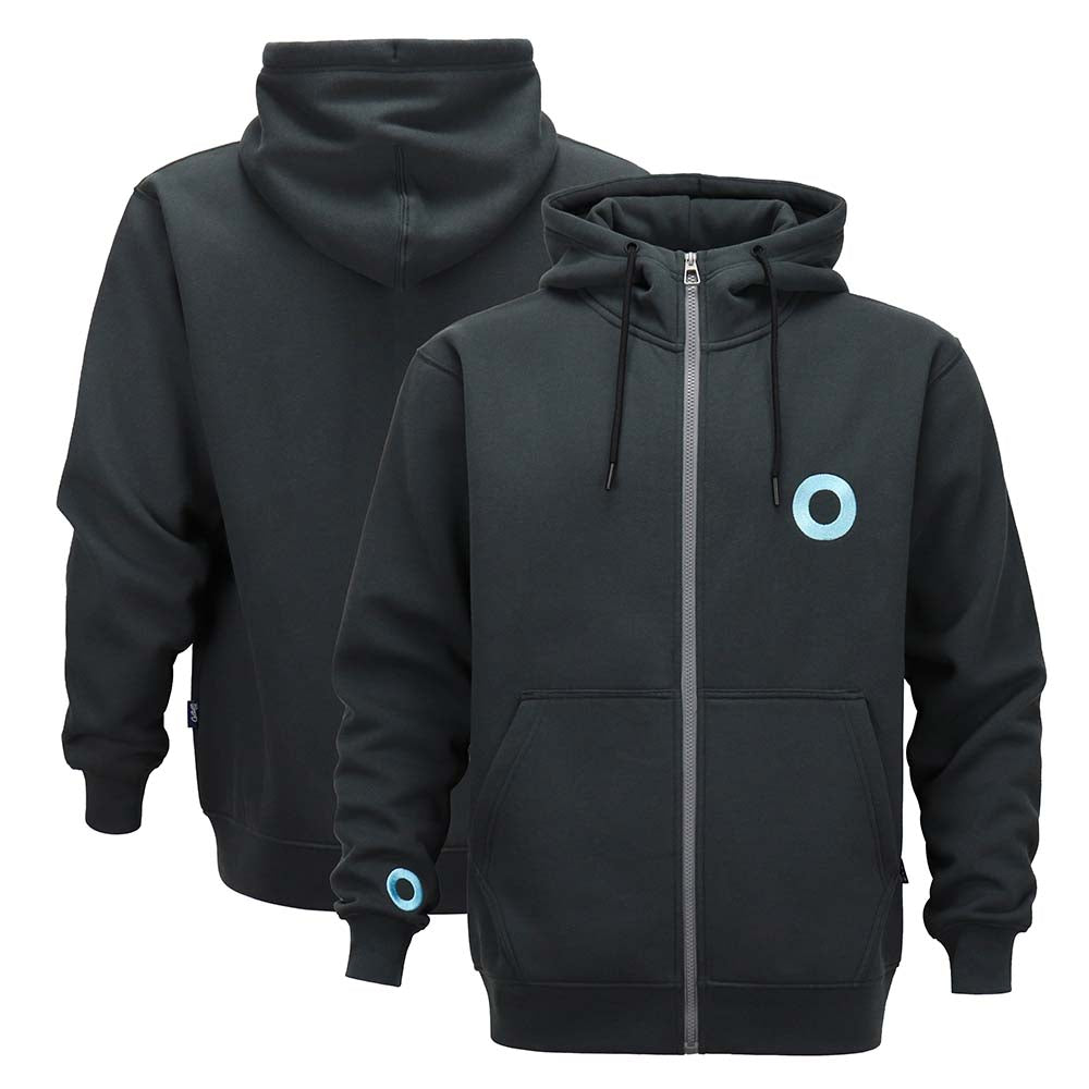 Phish Charcoal Zip-Up Hoodie w/ Teal Donut– Section 119