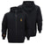 Grateful Dead Orange Bear Zip-Up Hoodie in Black - Section 119