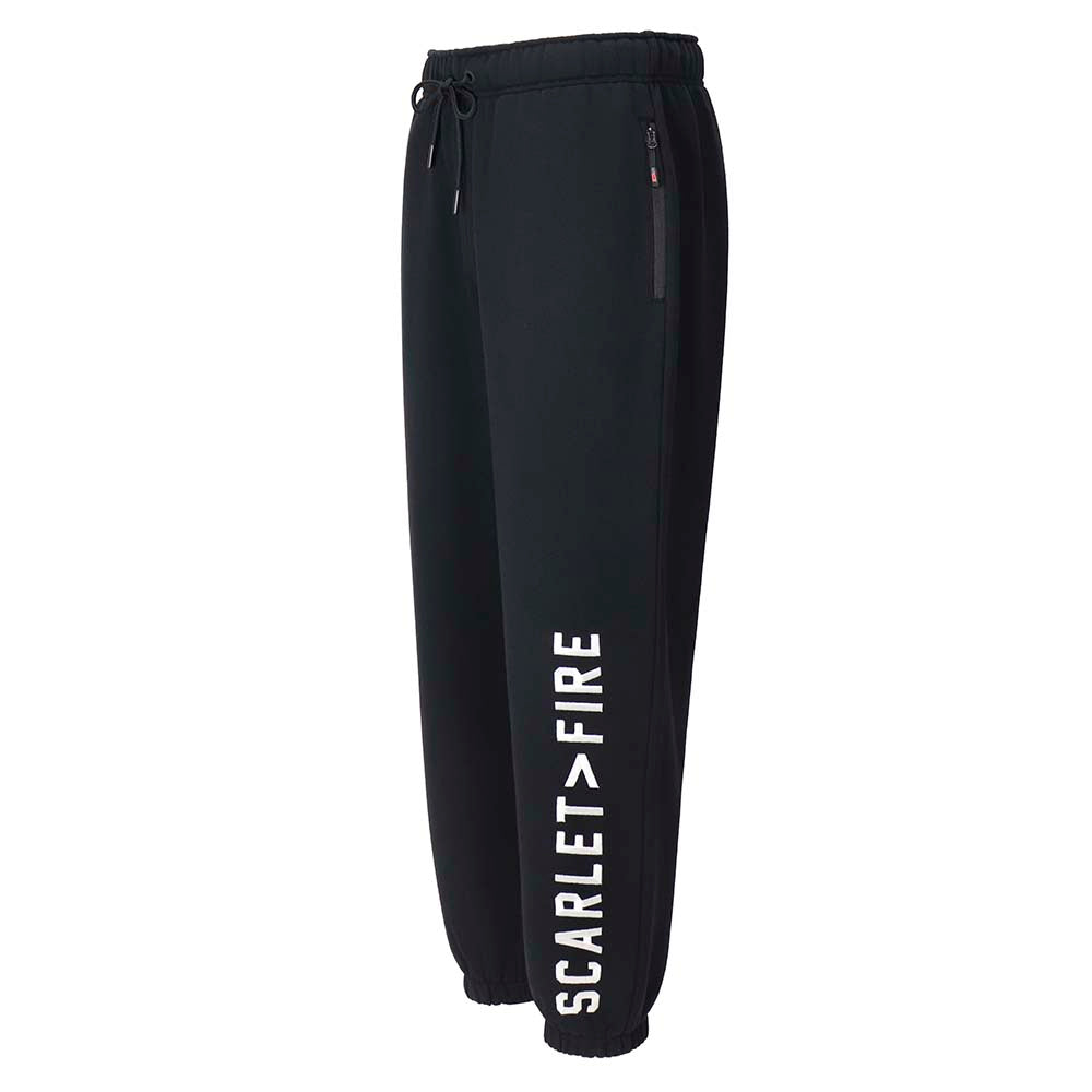 Big and Tall Lyric Sweatpants Scarlet Fire Black - Section 119