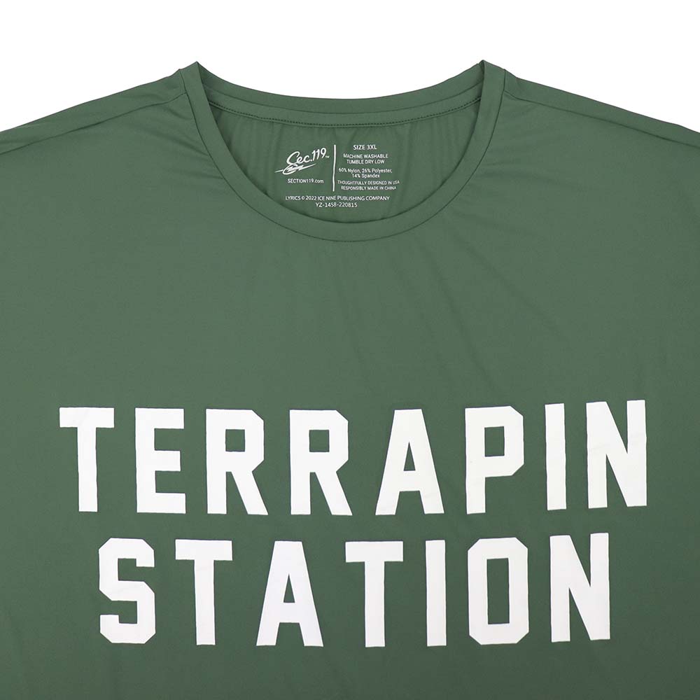 Big and Tall Dry Fit Shirt Terrapin Station Dark Green - Section 119