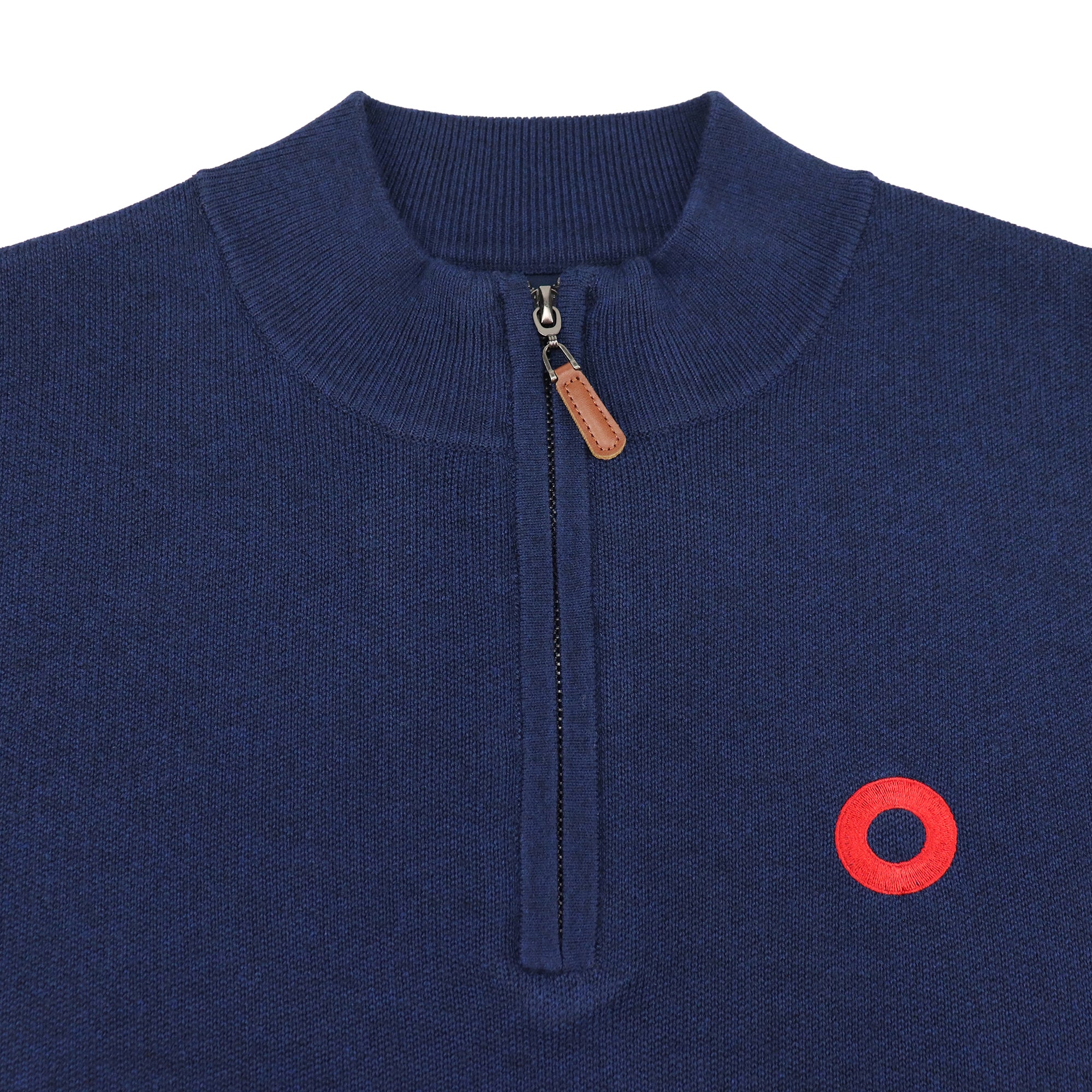 Phish Navy Quarter-Zip Sweater w/ Red Donut - Section 119