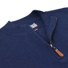 Phish Navy Quarter-Zip Sweater w/ Red Donut - Section 119