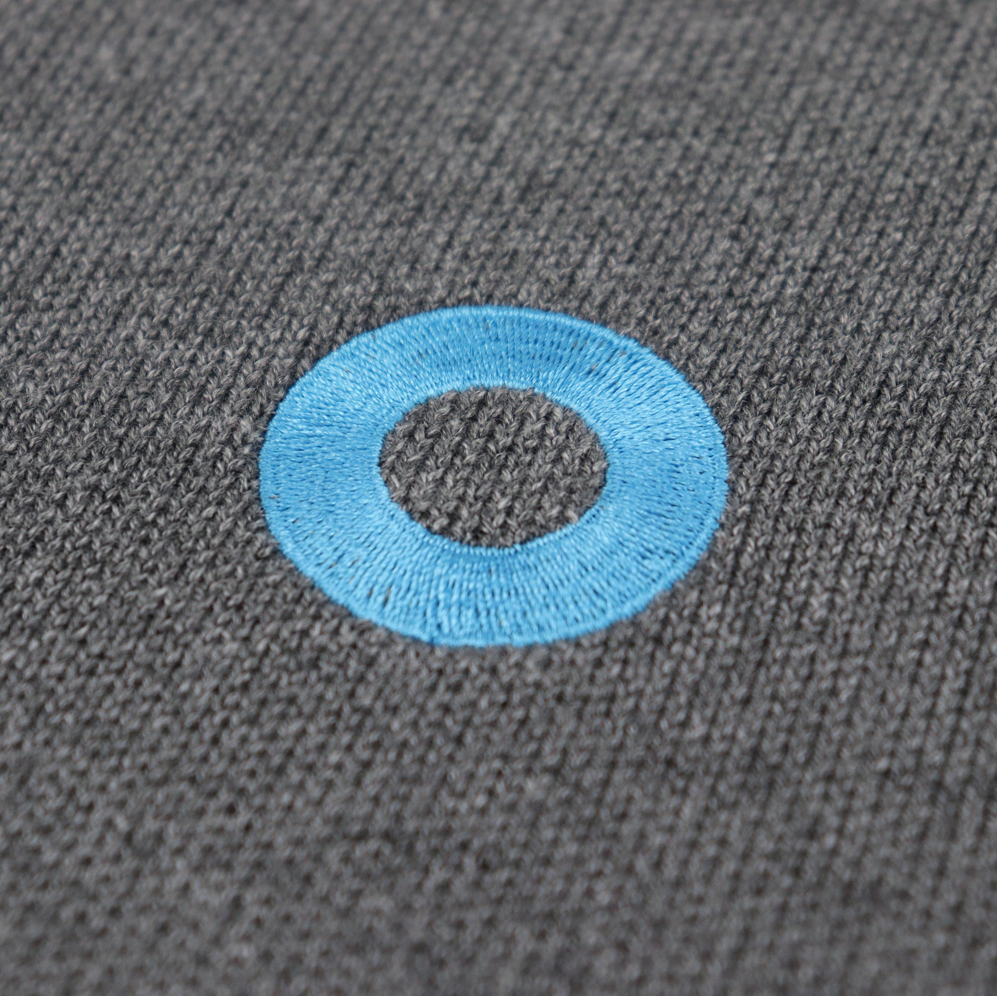 Phish Charcoal Quarter-Zip Sweater w/ Teal Donut - Section 119