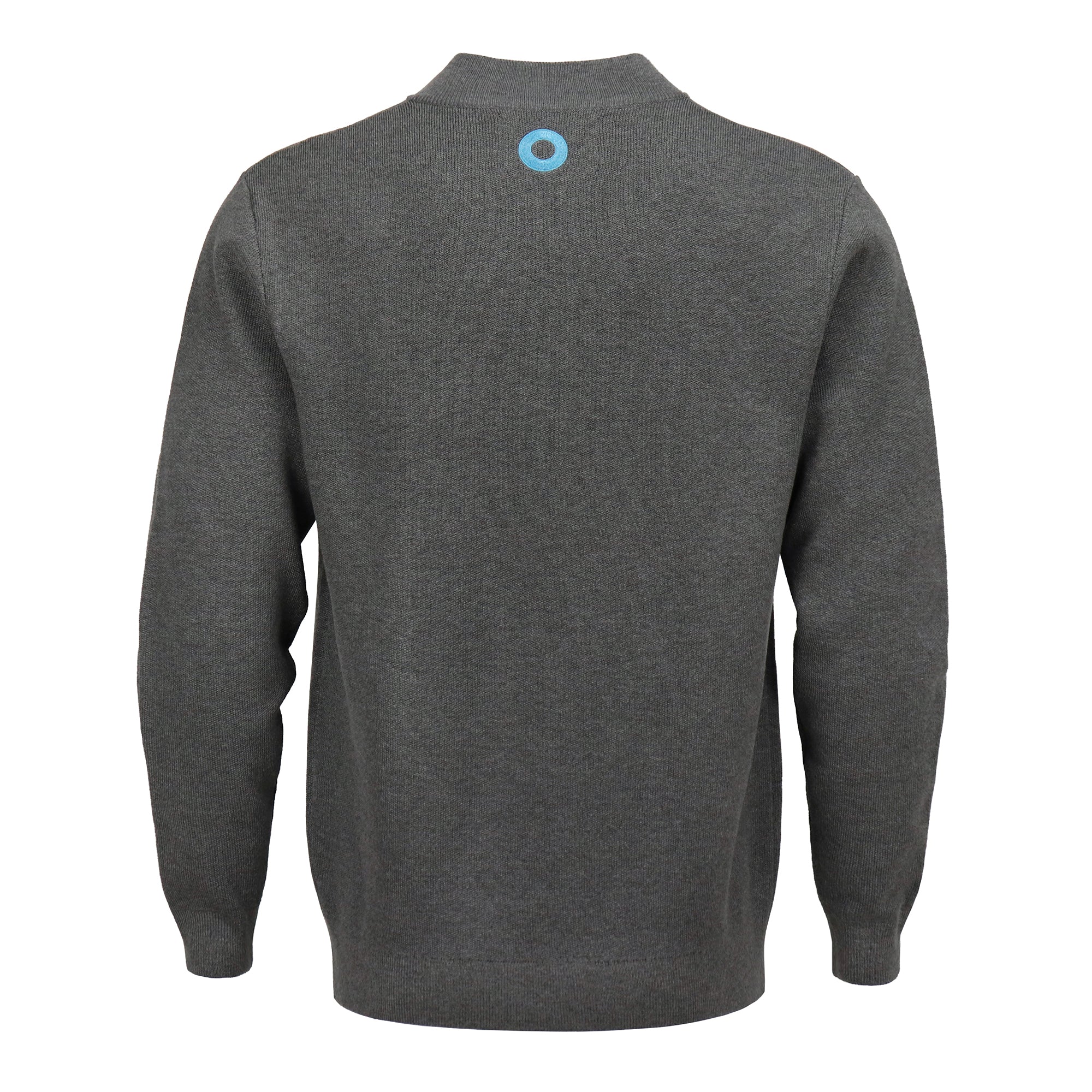 Phish Charcoal Quarter-Zip Sweater w/ Teal Donut - Section 119