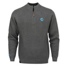 Phish Charcoal Quarter-Zip Sweater w/ Teal Donut - Section 119