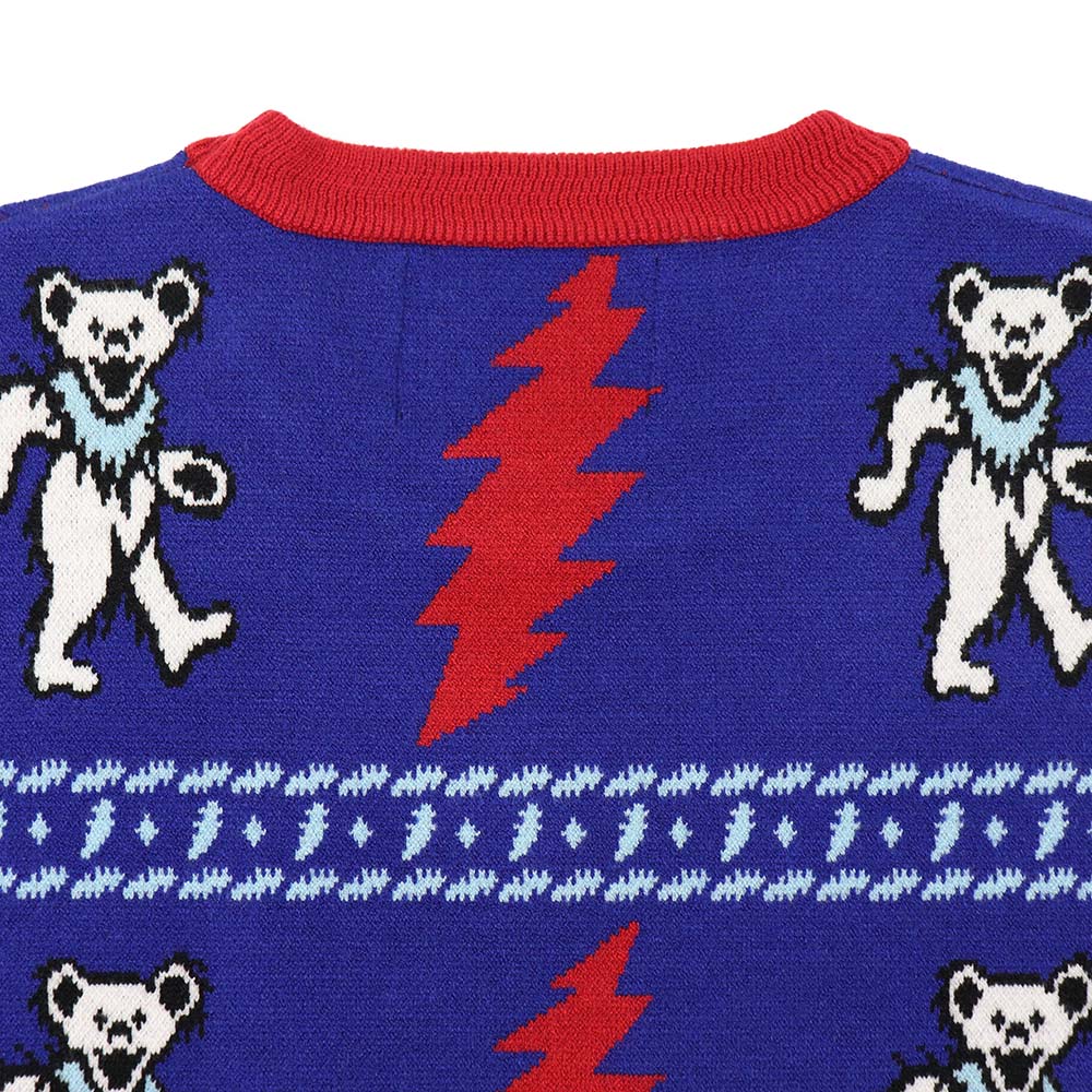 Classic Grateful Dead Dancing Bears Ugly Christmas Sweater 