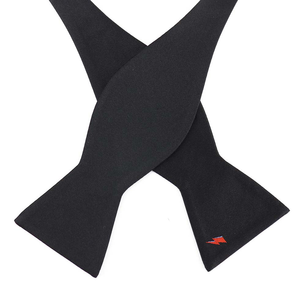 David Bowie Black Bolt Bow Tie (Self-tied) - Section 119