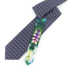 Navy All Over Dancing Skeletons Tie - Section 119