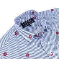 Maze Stripe Short-Sleeve Shirt - Section 119