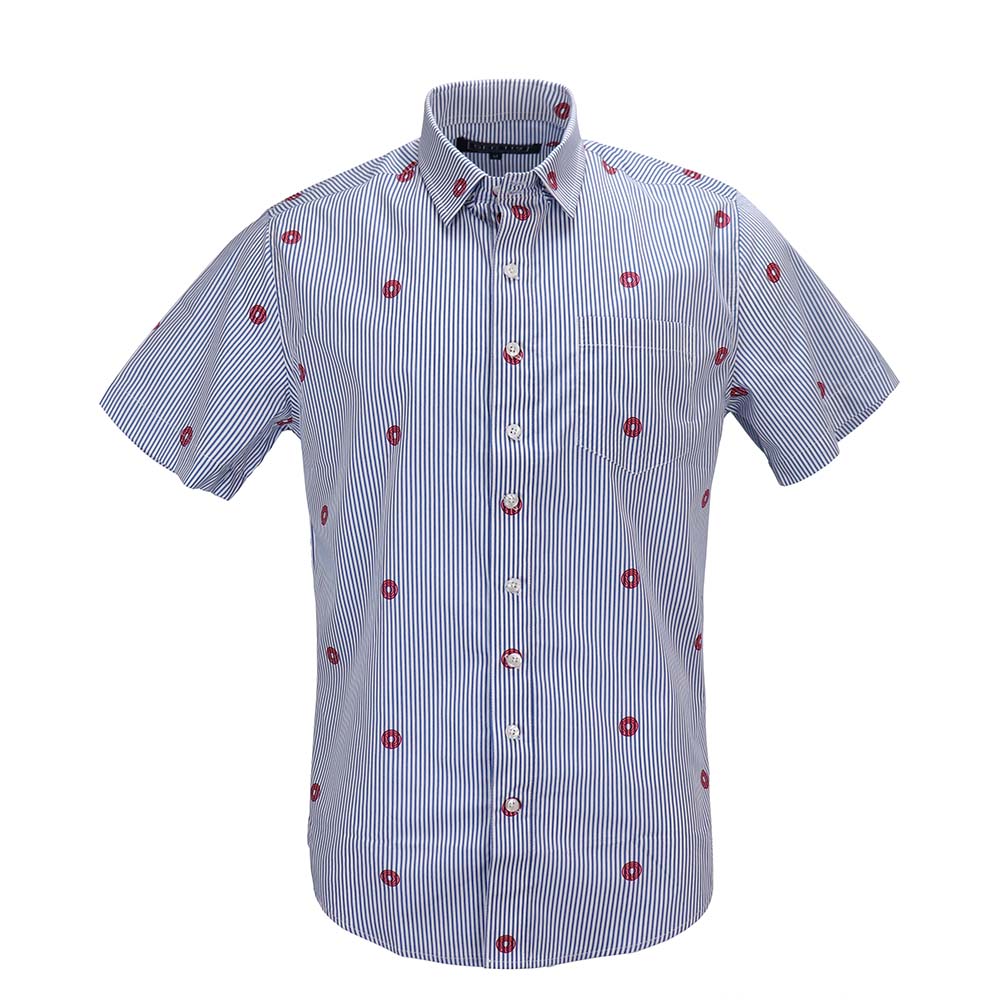 Maze Stripe Short-Sleeve Shirt - Section 119