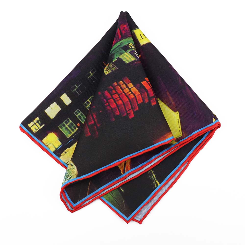 David Bowie Rise and Fall of Ziggy Stardust Pocket Square - Section 119