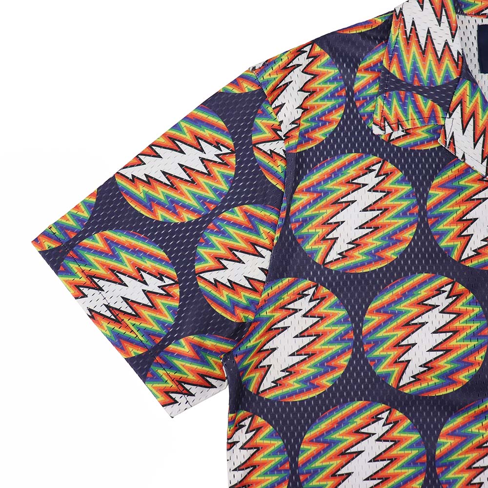 Grateful Dead Orange Bear Mesh Shirt - Section119, S