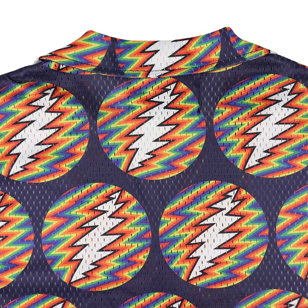 Grateful Dead Rainbow Bolt Mesh Shirt APP EXCLUSIVE - Section 119