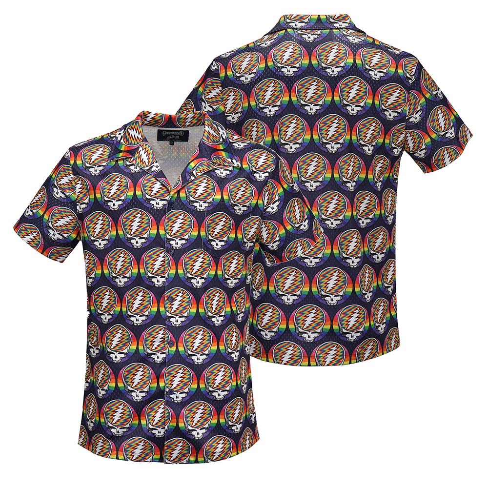 Grateful Dead Rainbow Stealie Mesh Shirt– Section 119