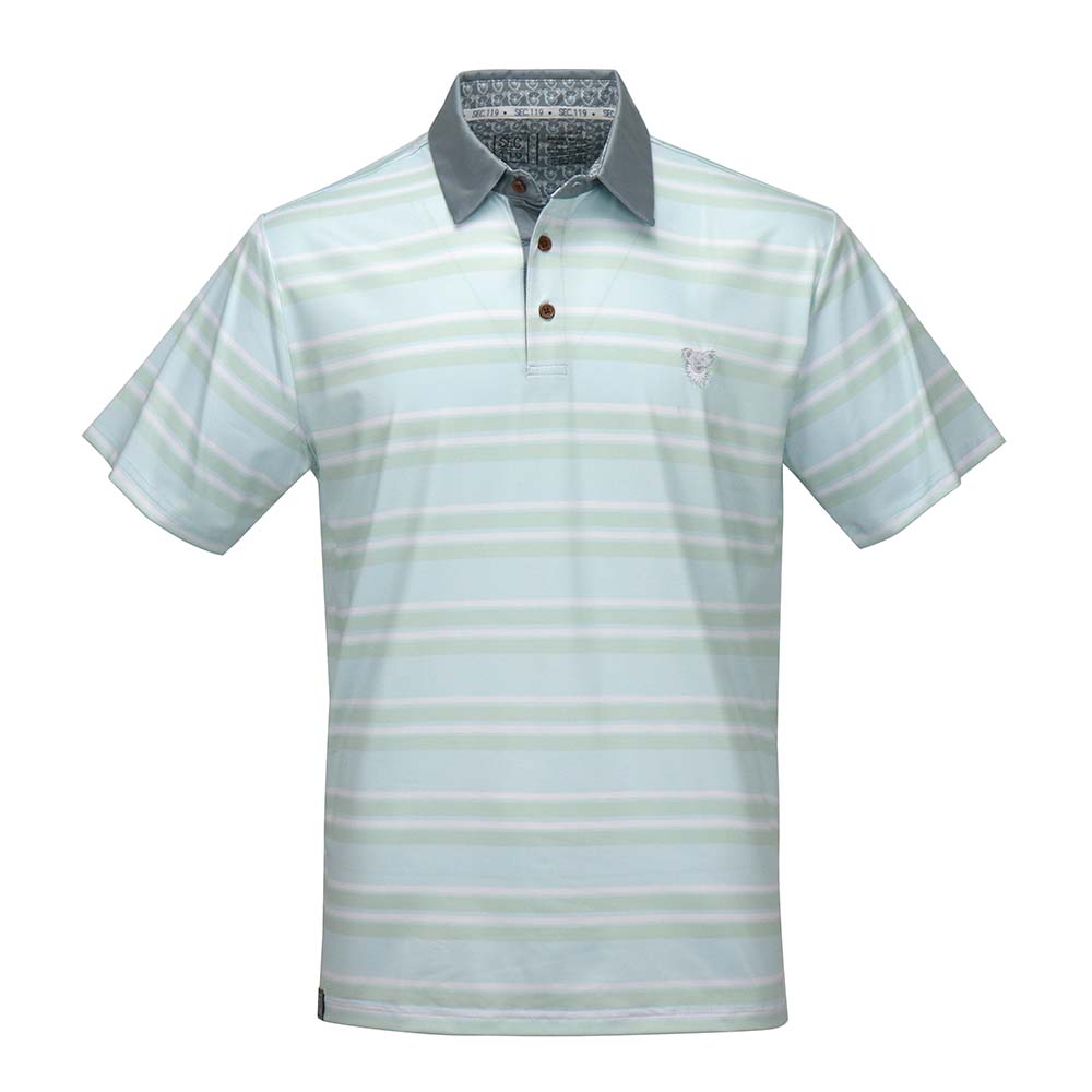 Grateful Dead Stripe with Bear Dry Fit Polo - Section 119