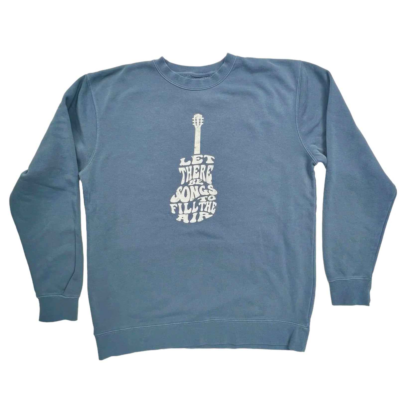 Grateful Dead Lyrics Sweatshirt Blue Ripple - Section 119