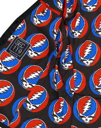 Grateful Dead Black Steal Your Face Lined Sport Coat - Section 119