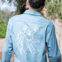 Grateful Dead Premium Denim Bear Button Down - Section 119