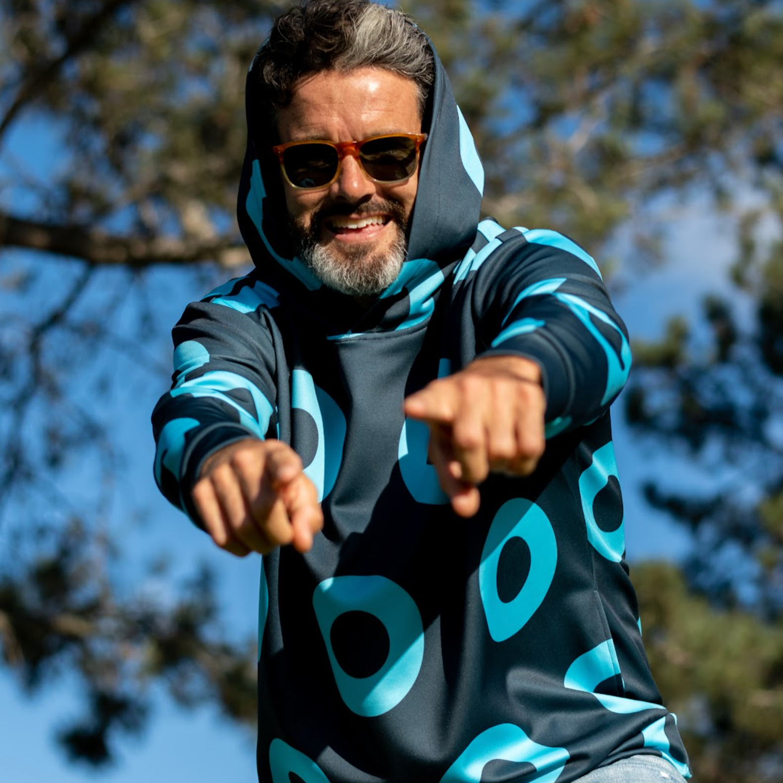 Phish Grey Donut Performance Hoodie Section 119