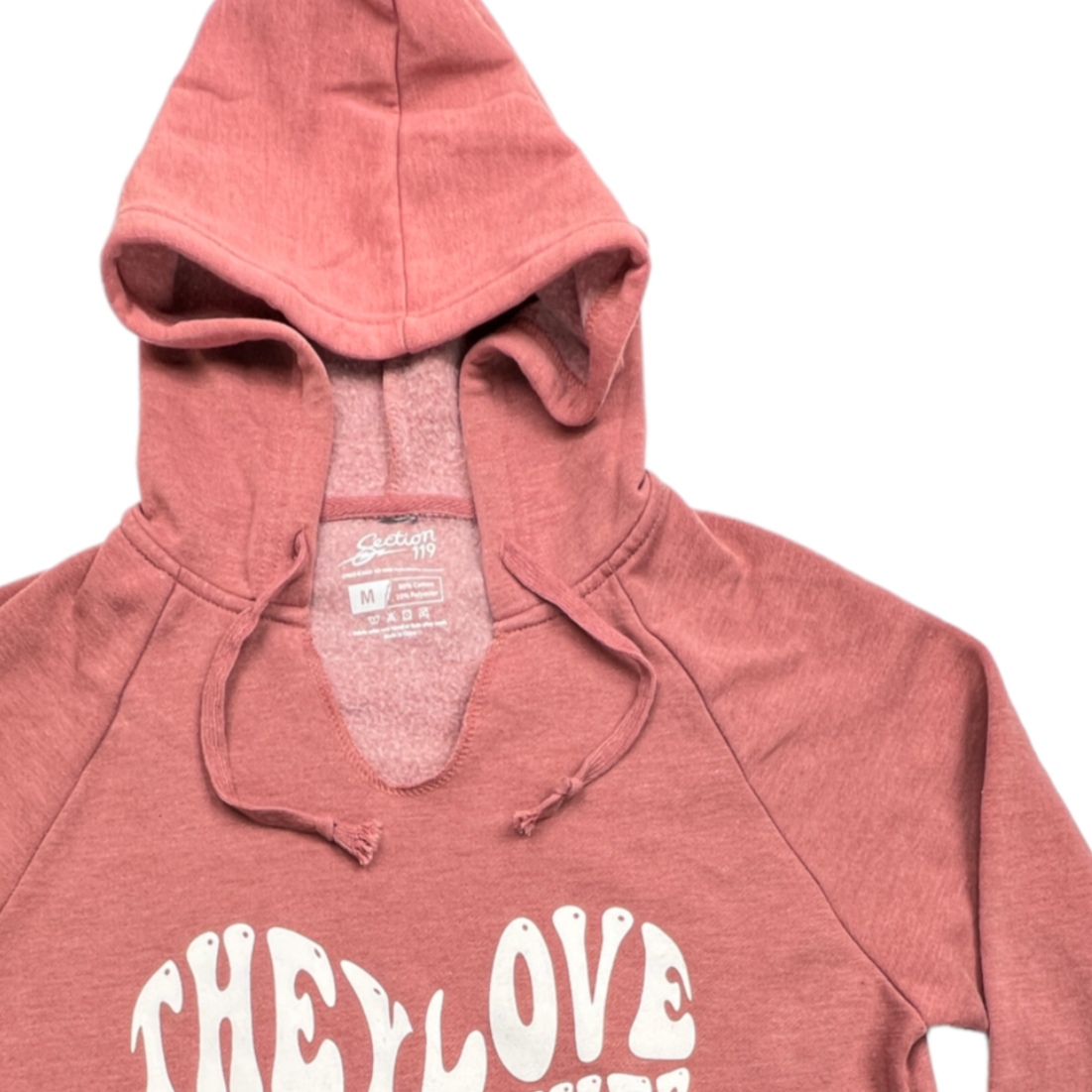 Women's Grateful Dead Dusty Rose They Love Each Other Hoodie - Section 119