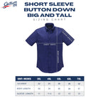 Big and Tall White Dancing Bear Short Sleeve Button Down - Section 119