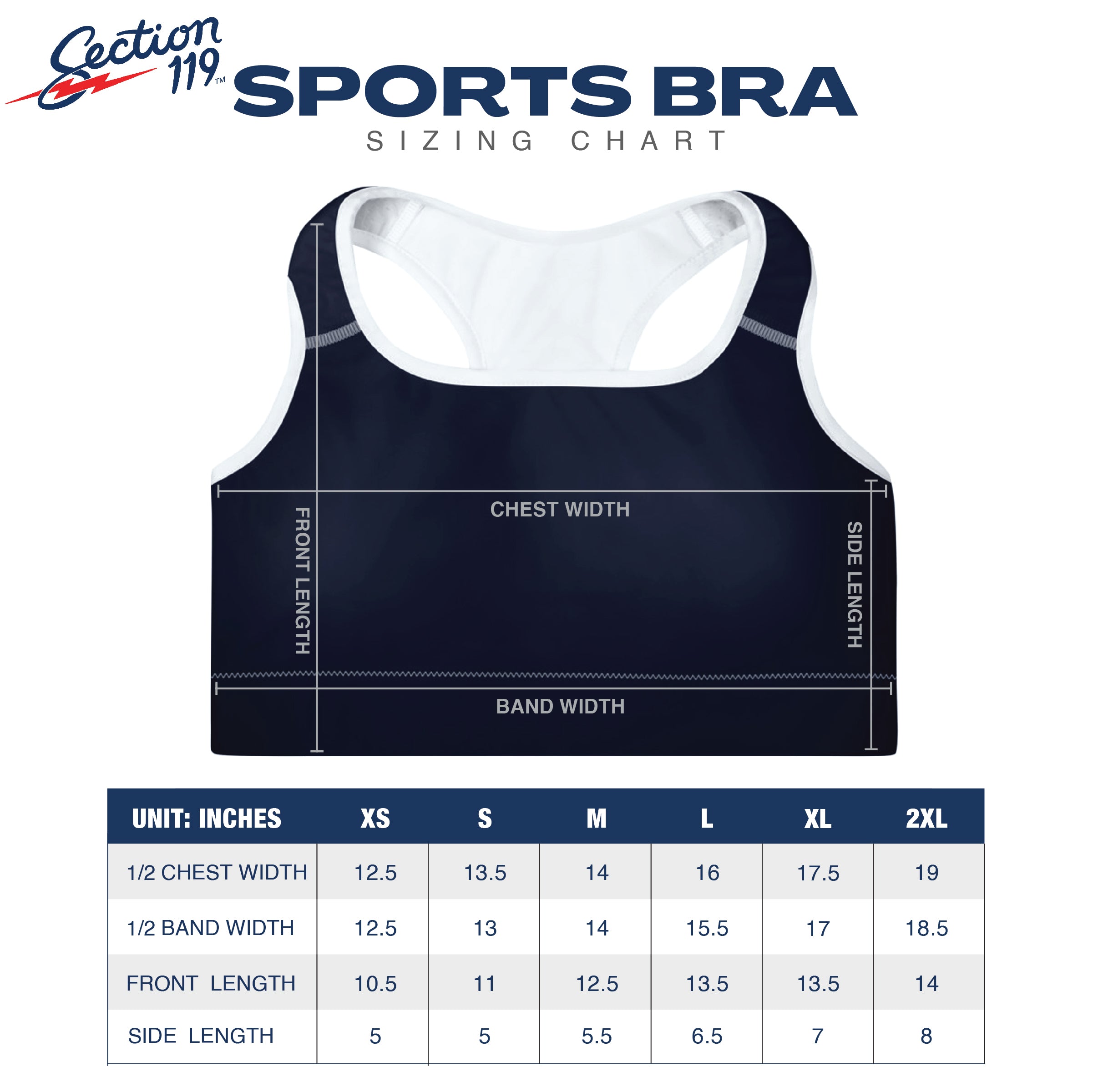 Phish | Sports Bra | Navy & Red Donuts – Section 119