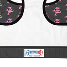 Grateful Dead Charcoal and Pink Dancing Bear Sports Bra - Section 119
