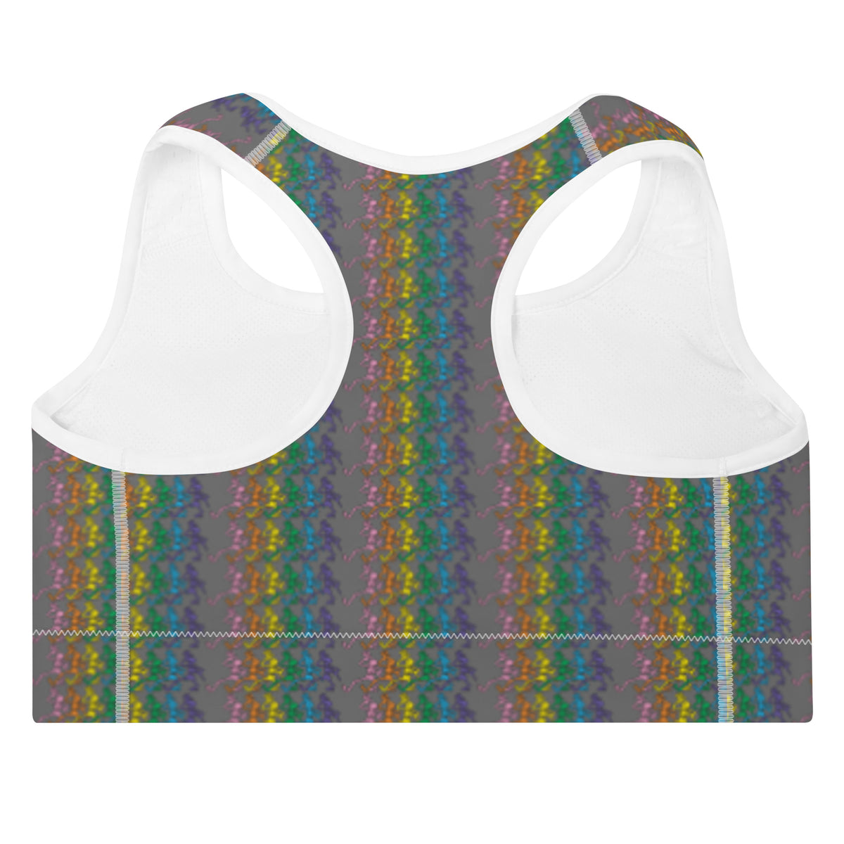 Grateful Dead Skeleton Rainbow Sports Bra - Section 119