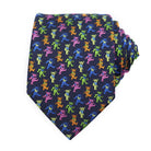 Grateful Dead Navy All Over Dancing Bear Tie - Section 119