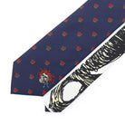 Navy Bertha Skull and Roses Tie - Section 119