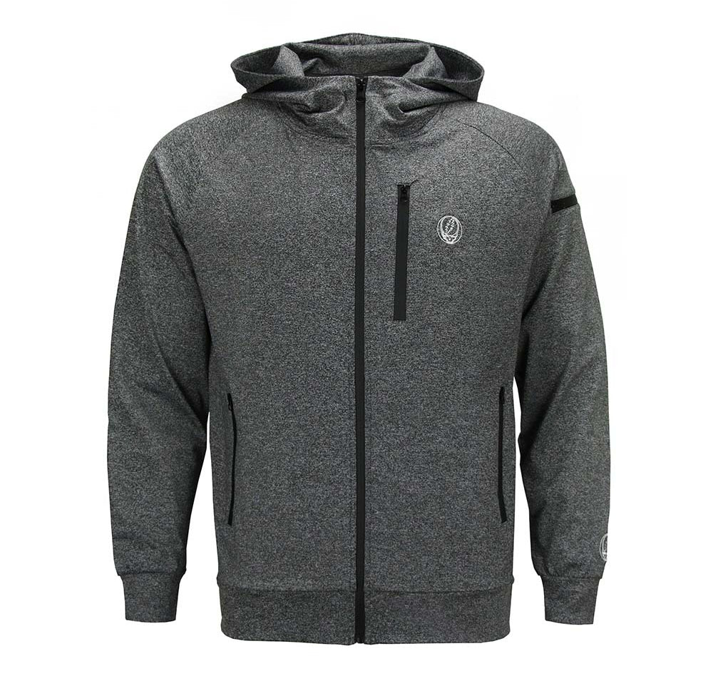 Grateful Dead Steal Your Face Performance Hoodie | Charcoal - Section 119