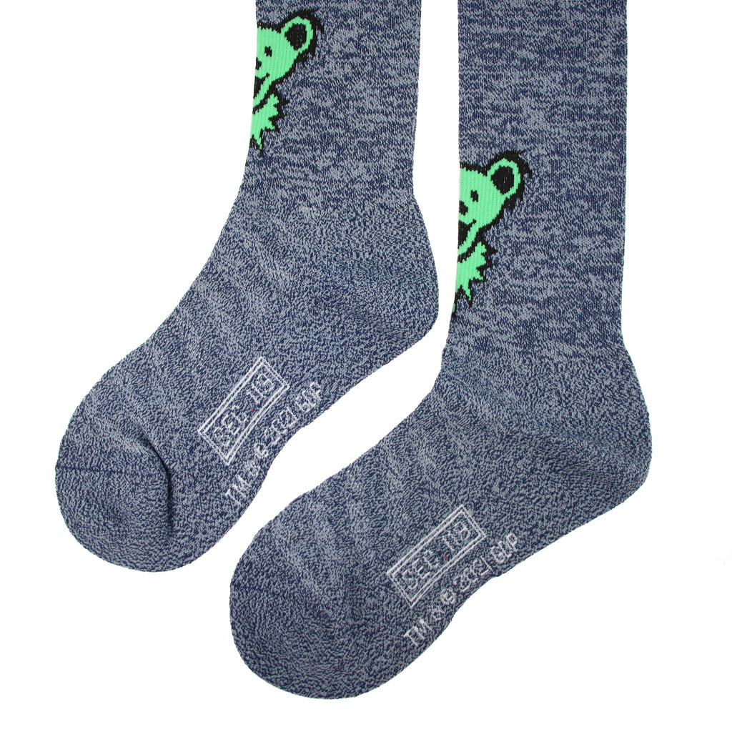 Grateful Dead Navy Dancing Bear Athletic Socks– Section 119