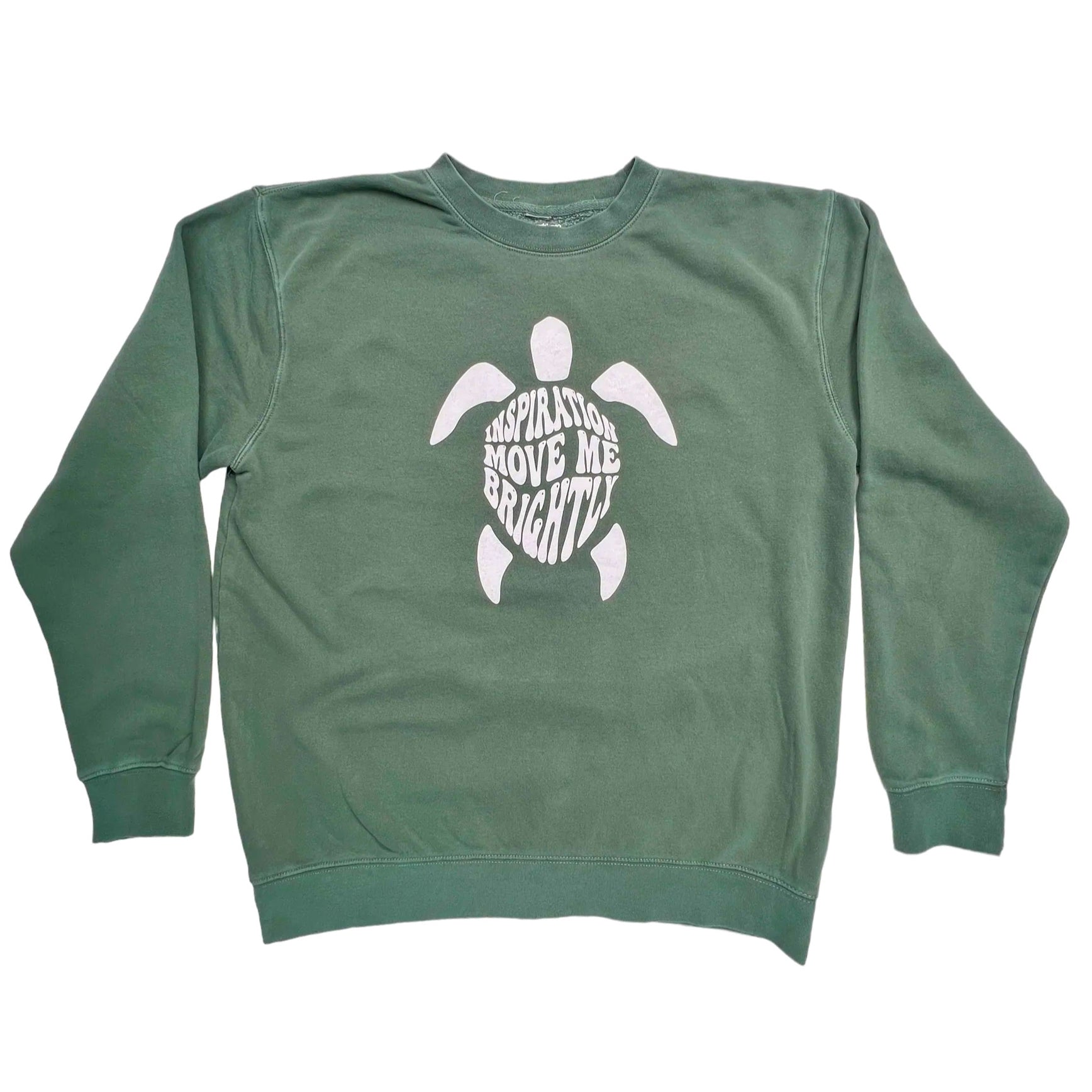 Grateful Dead Lyrics Sweatshirt Green Terrapin - Section 119