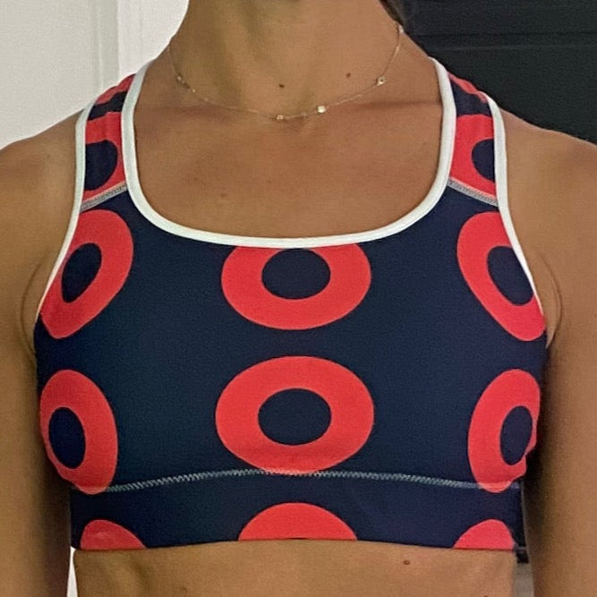 Navy Donut Sports Bra - Section 119