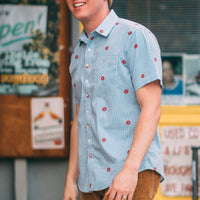 Maze Stripe Short-Sleeve Shirt - Section 119