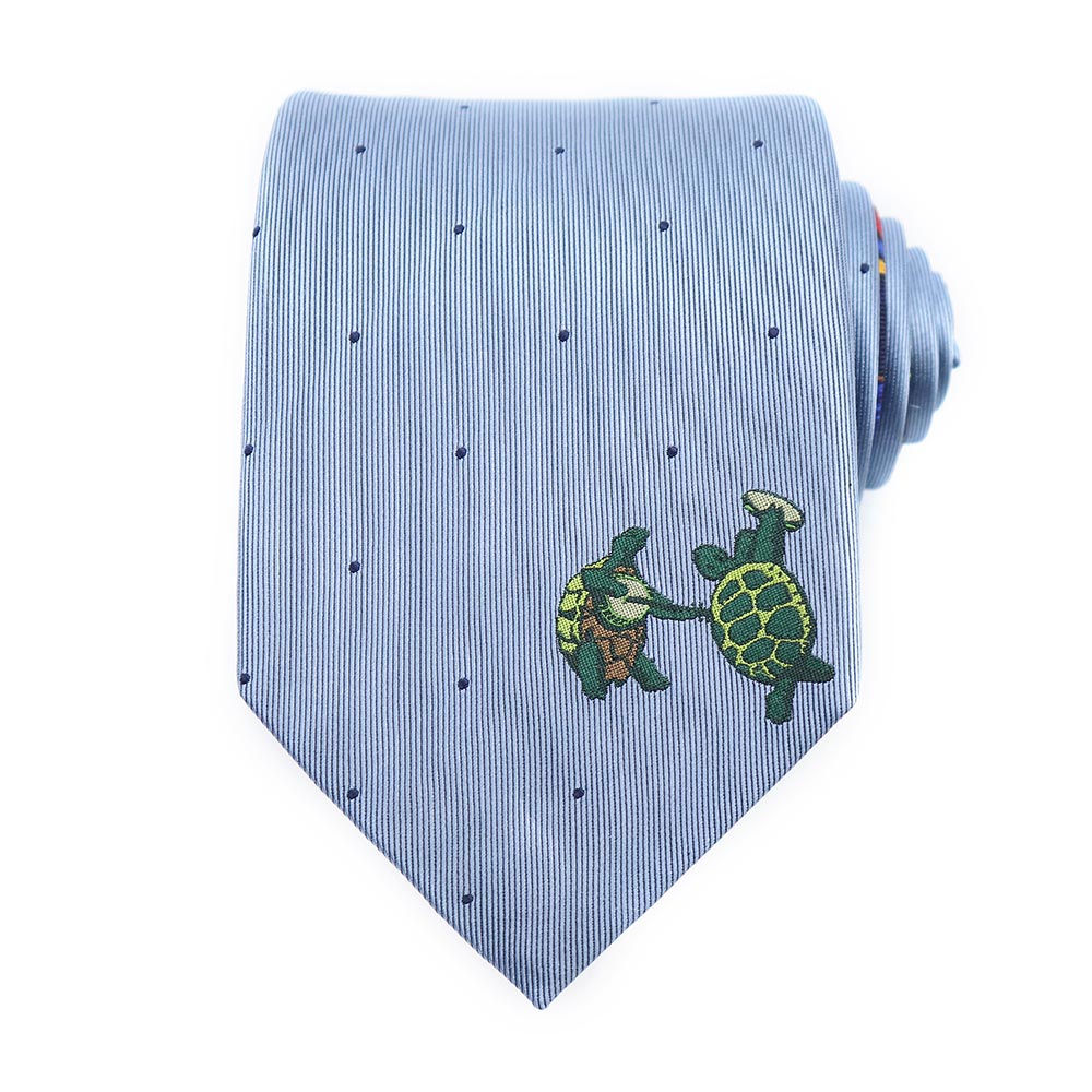 Grateful Dead Blue Dotted Terrapin Tie - Section 119