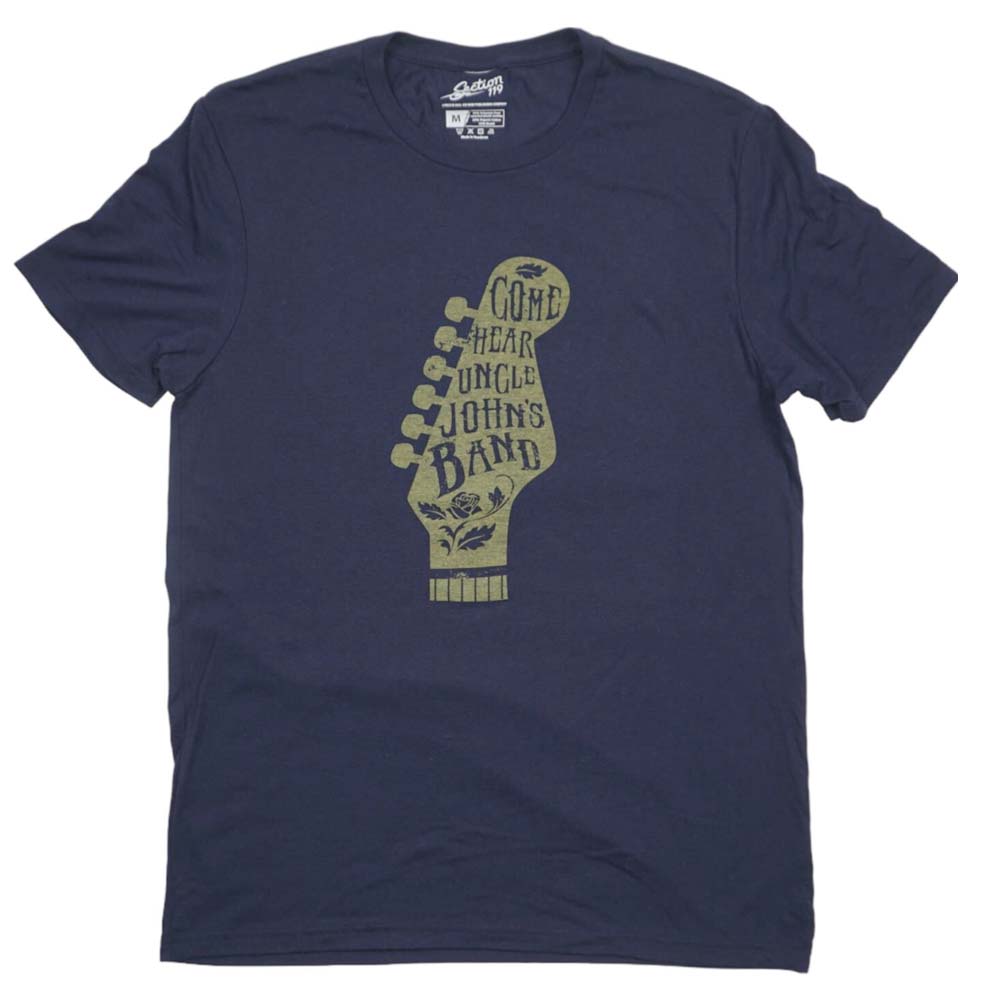 Grateful Dead Lyrics Uncle John's Band Tee in Navy XXL